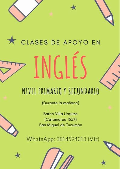 CLASES DE APOYO INGLES