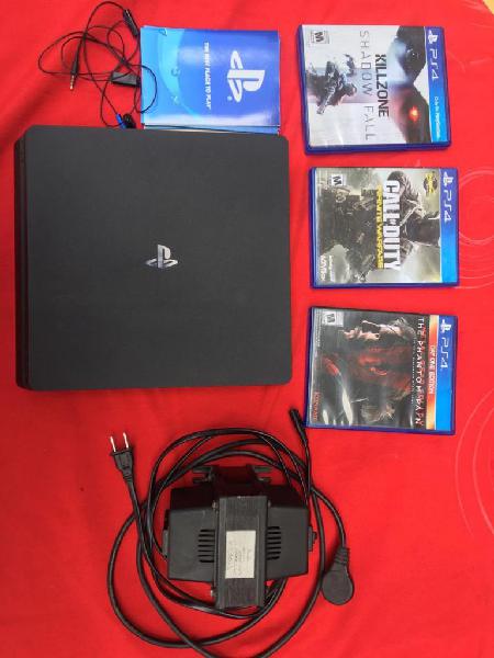 PS4 Slim 500 gb 3 juegos