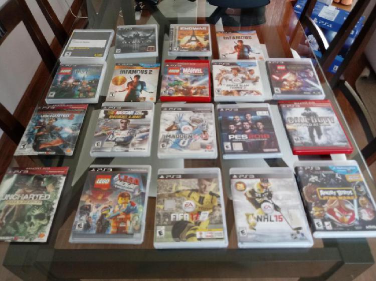 Quince JUEGOS PS3 FÍSICOS EN ESTUCHE ORIGINAL por lote o