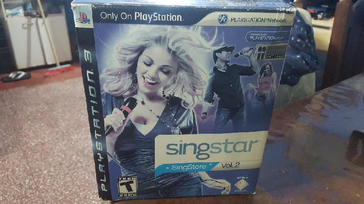 Vendo Juego Ps3 Singstar Vol. 2 2 Mic!