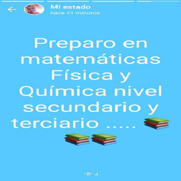 Enseño Matemáticas Física Y Química