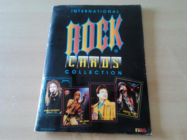 Album De Figuritas Rock Cards Collection Incompleto