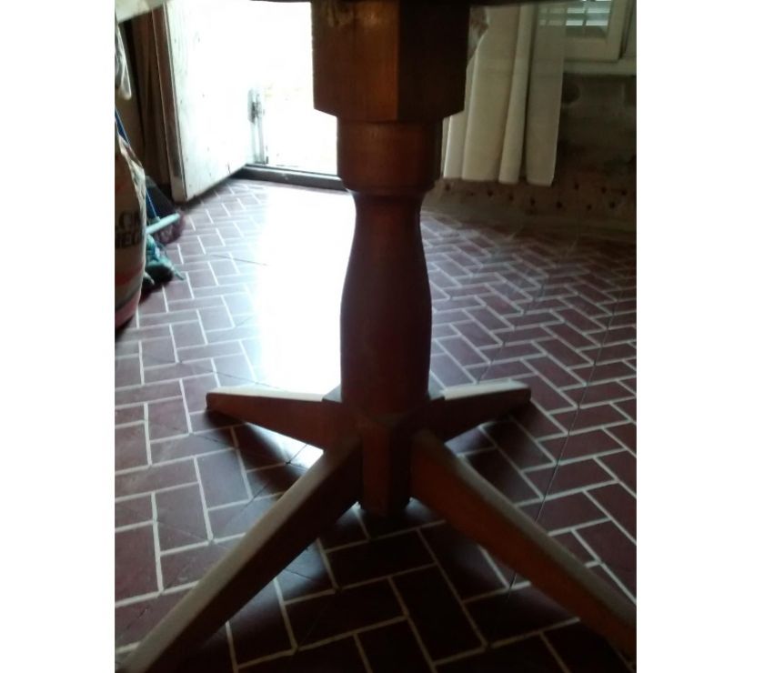 Base de mesa de madera