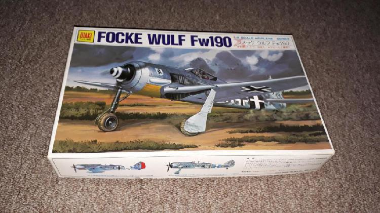 Maqueta para armar avion focke wulf fw190