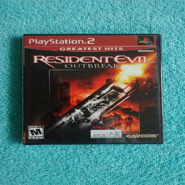 Juegos Ps2 Resident Evil Outbreak Nuevo