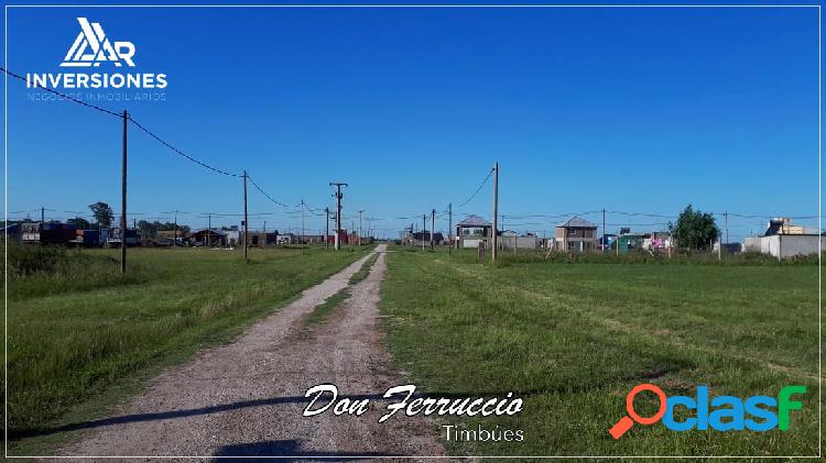 LOTE EN TIMBUES - Barrio Don Ferruccio. Financiados.