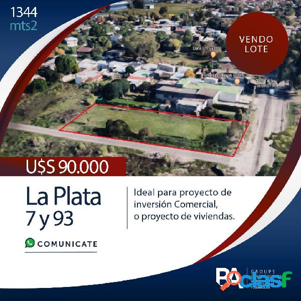 Lote para gran vivienda o proyecto de viviendas o comercial