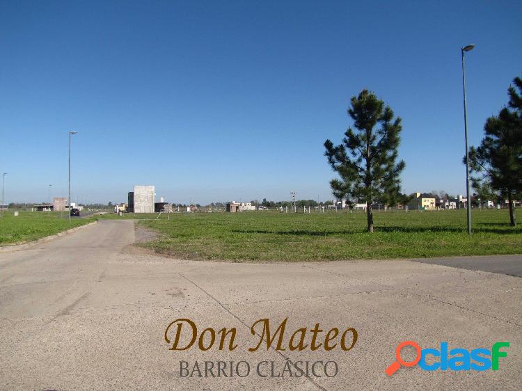 VENTA LOTE EN FUNES - DON MATEO BARRIO ABIERTO - POSESION Y