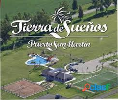 Lote en Tierra de Sueños Puerto San Martin