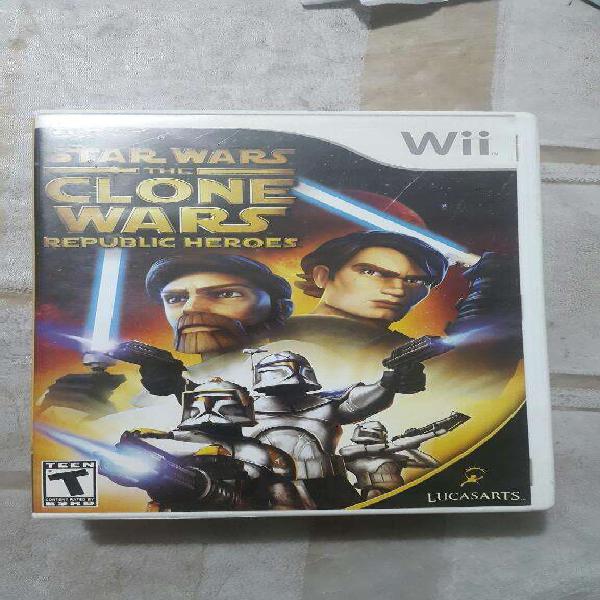Juego The Wii. Star wars The clone wars republic heroes