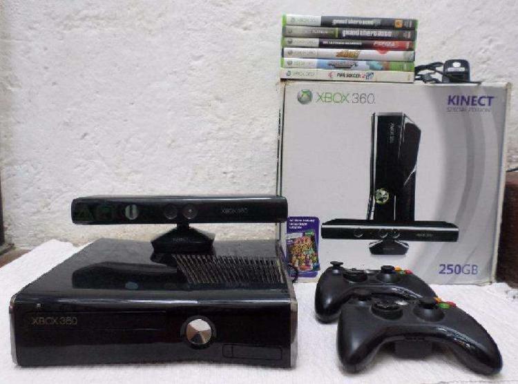 Xbox 360 256gb Lt3.0 Kinect Juegos