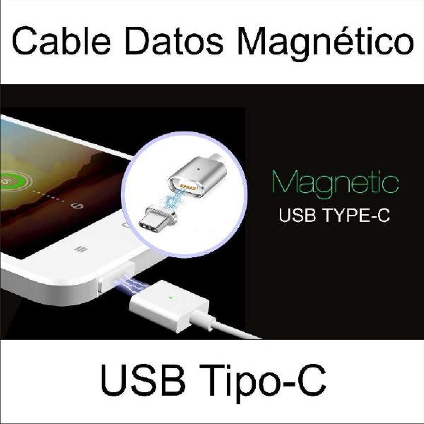 Cable Magnetico Cargador Y Datos Iman Usb Tipo C