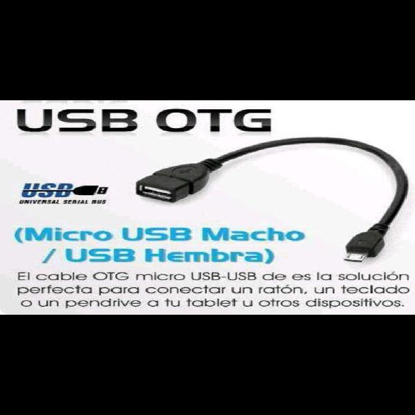 Cable Otg Micro Usb Salida V8