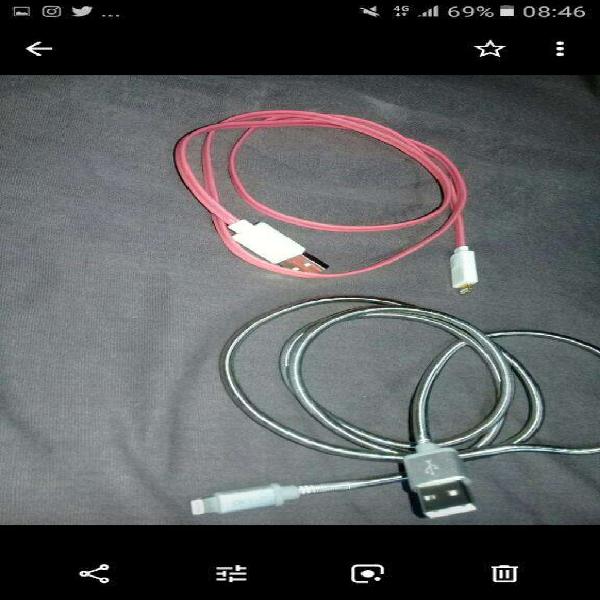 Dos Cables Usb iPhone