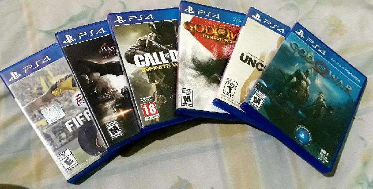 Vendo 6 Juegos en Muy Buen Estado (ps4)