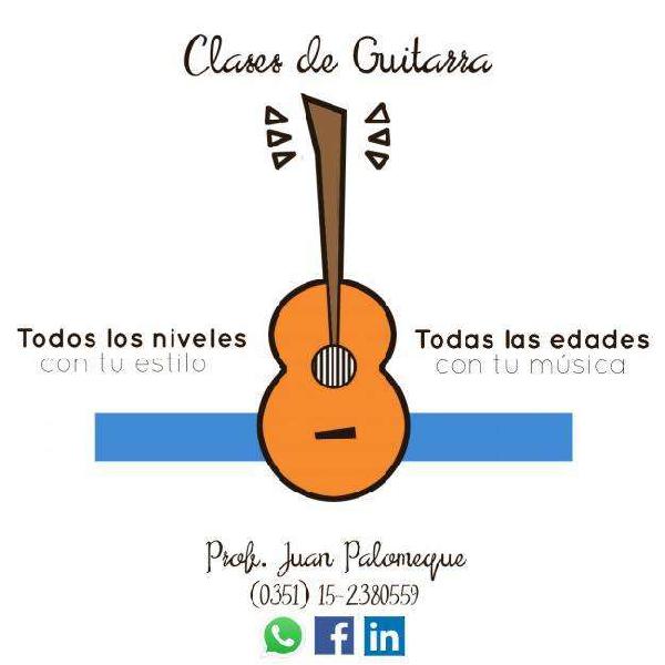 Clases de Guitarra en Barrio Güemes