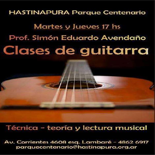 Clases de Guitarra en Capital federal