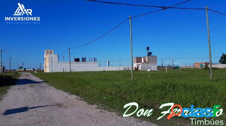 VENTA LOTE EN TIMBUES - ENTREGA INMEDIATA