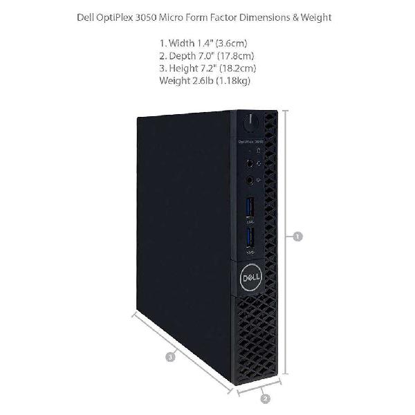 Dell Optiplex 3050 Micro I5, 4gb Ram, 256gb Ssd