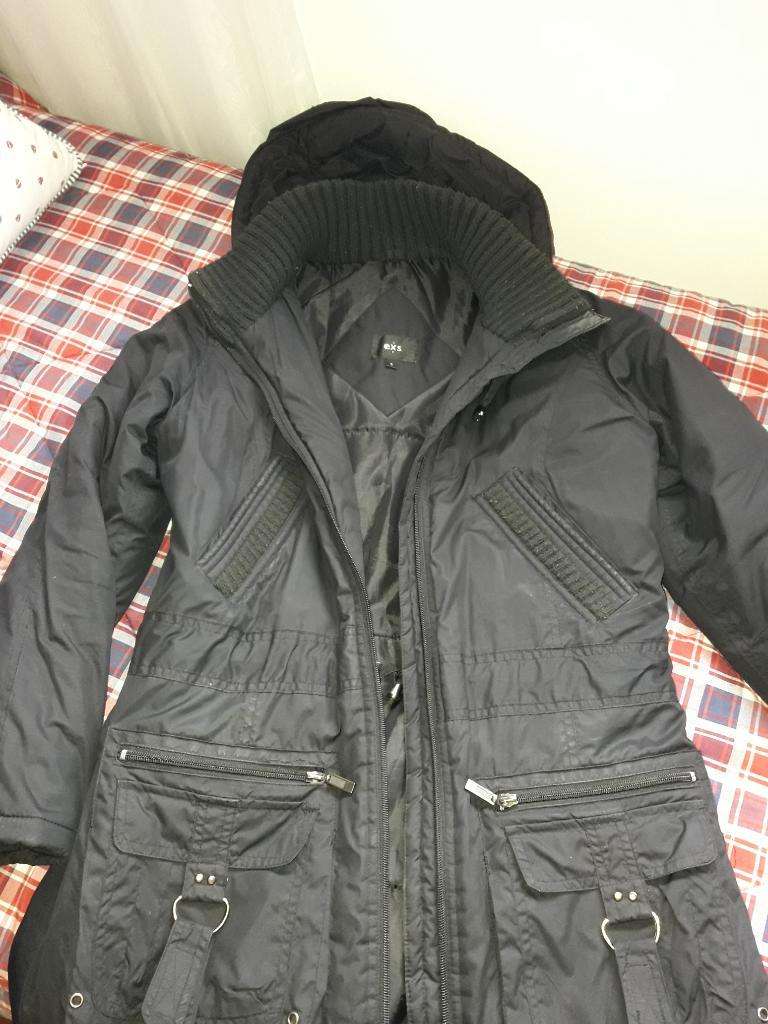 Campera Larga Negra