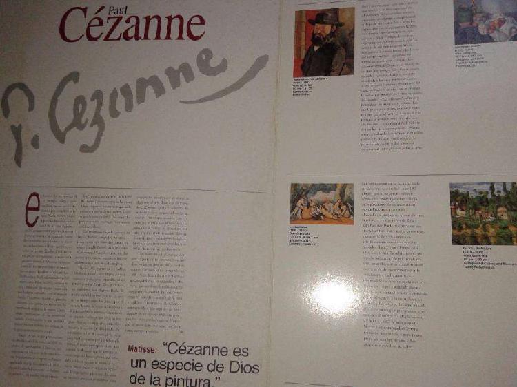 Carpeta Con 4 Laminas De Cezanne 30 X42 Perfecta