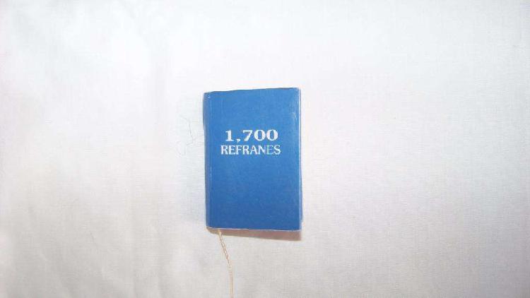 Mini Libro Miniatura 1700 Refranes – Ideal para regalo