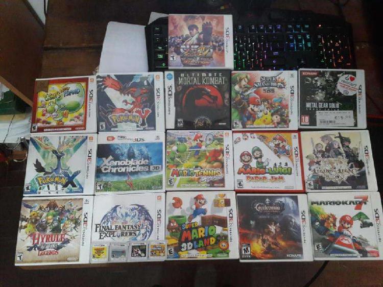 Vendo lote 20 juegos Nintendo 3DS