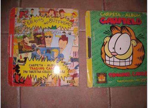 Album Beavis And Butthead Album Garfield Figuritas Y Tazos