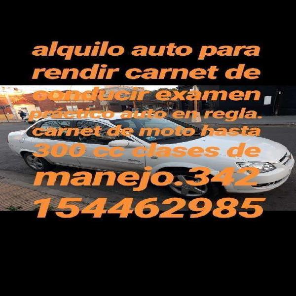 Alquilo Auto Rendir Carnet de Conducir