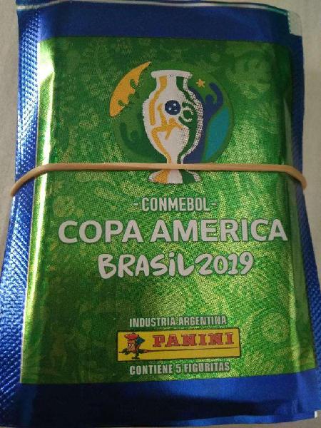 Figuritas Copa América Brasil x 50 sobres