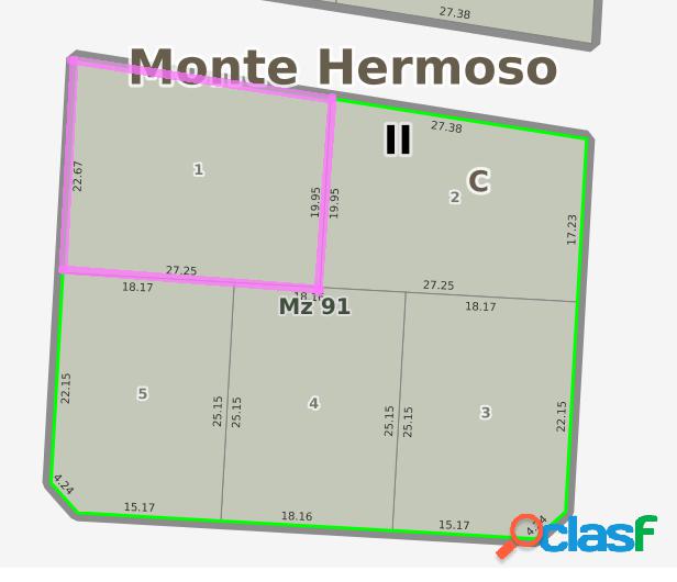 VENTA TERRENO B° ALDEA DEL ESTE