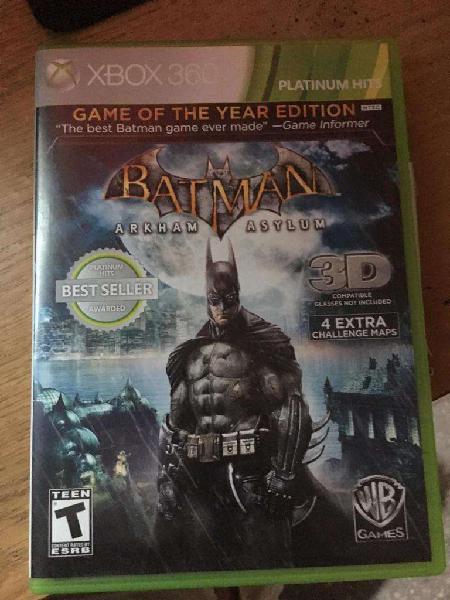 Batman Arkham Asylum Xbox360 Original