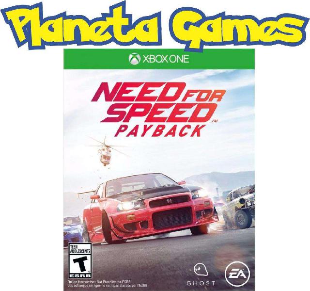 Need for Speed Payback Xbox One Fisicos Nuevos Caja Cerrada