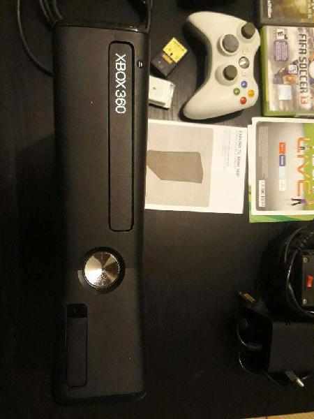 Xbox 360 Slim 4gb 3 Juegos Originales
