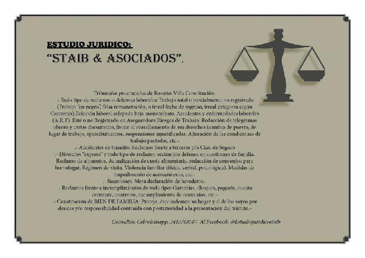 ESTUDIO JURÍDICO INTEGRAL. Tribunales provinciales Rosario,