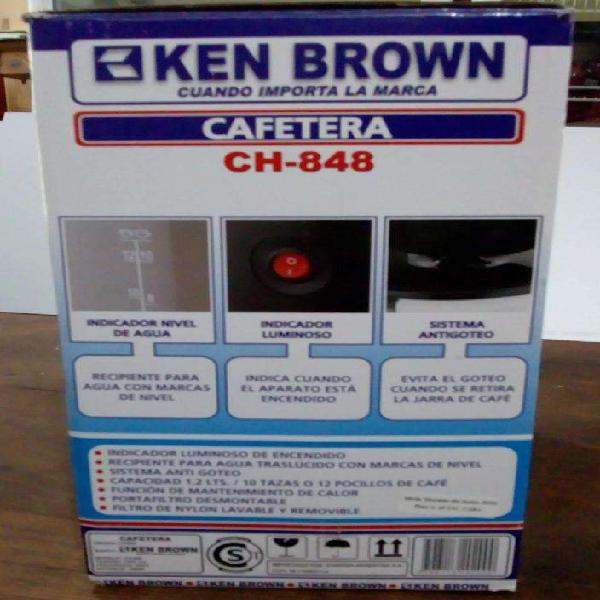 Vendo cafetera automática Ken Brown CH848 impecable, como