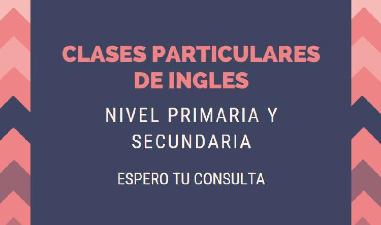 CLASES PARTICULARES DE INGLES