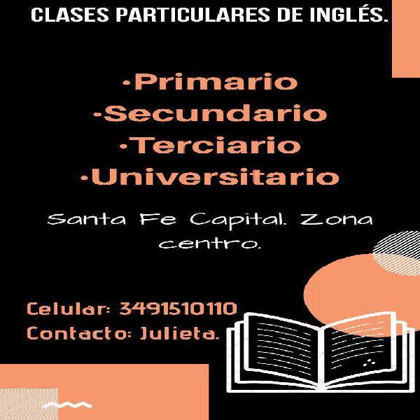 Clases Particulares de Ingles.