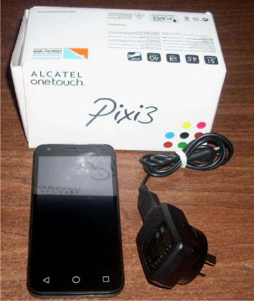 CELULAR SMART 4G ALCATEL PIXI3 QUAD CORE. CAJA.