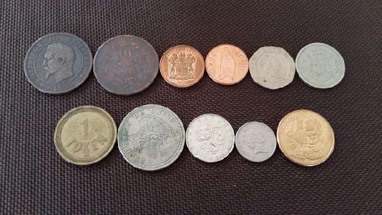 Lote Monedas [Internacionales] 11 Unidades