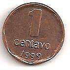 Moneda 1 Centavo Argentina 1999