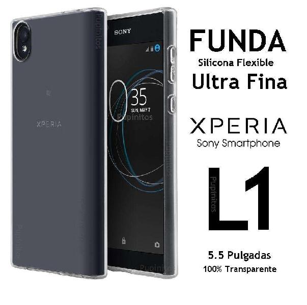 Funda Tpu Cover Silicona Flexible Sony Xperia L1 Rosario