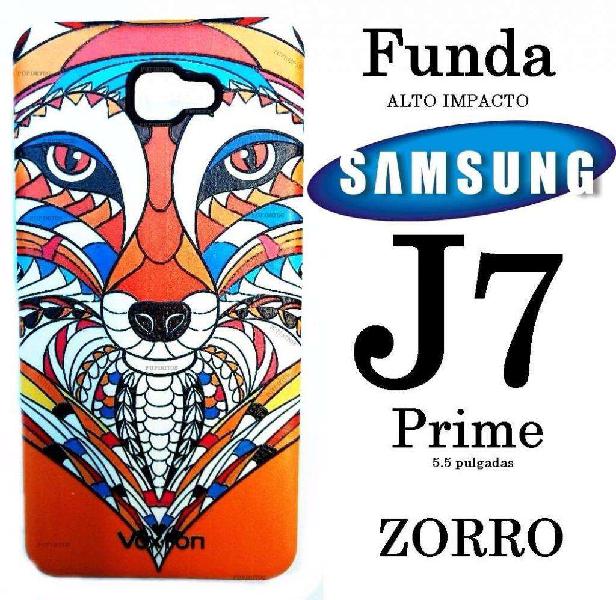 Funda Tpu Zorro Alto Impacto Samsung J7 Prime Rosario