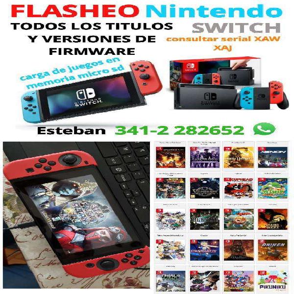 Nintendo Switch Flasheo Instalo Juegos