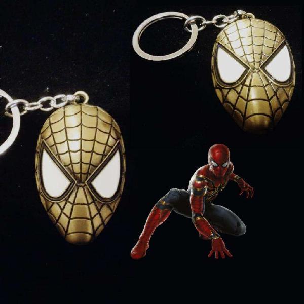 Llavero Spiderman Marvel Metal Dorado