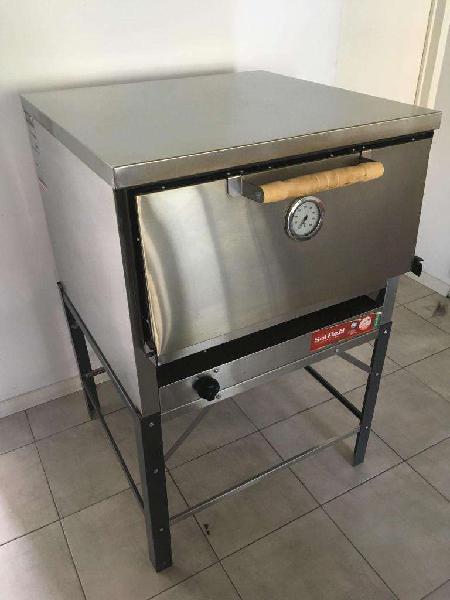 Horno Pizzero Acero 12 Moldes Sol Real