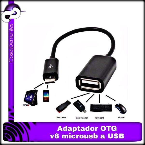 CABLE ADAPTADOR OTG USB HEMBRA A MICRO USB TABLET CELULAR