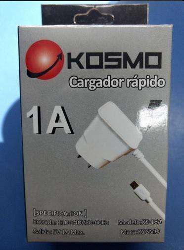 Cargador Para Celular De Pared Con Cable Micro Usb 1 Amp