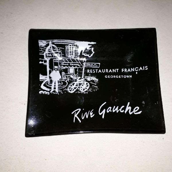 Cenicero Vintage Rive Gauche Restaurante Francais Georgetown