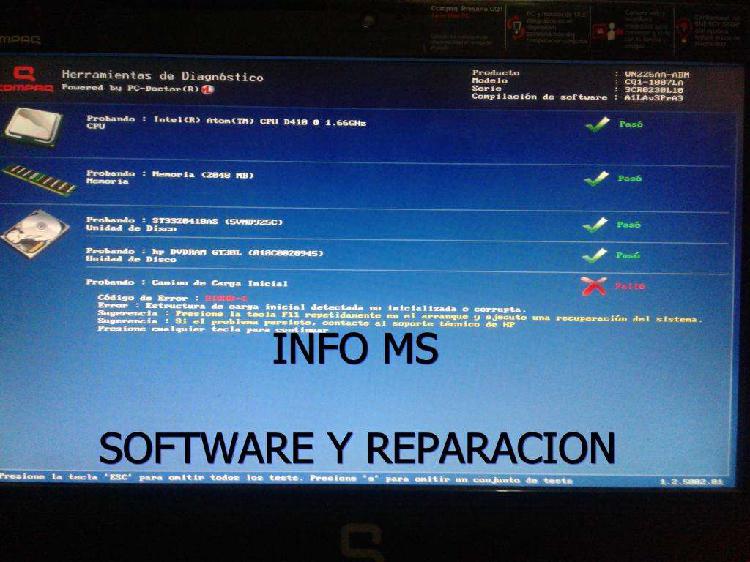 INFO MS software y reparación